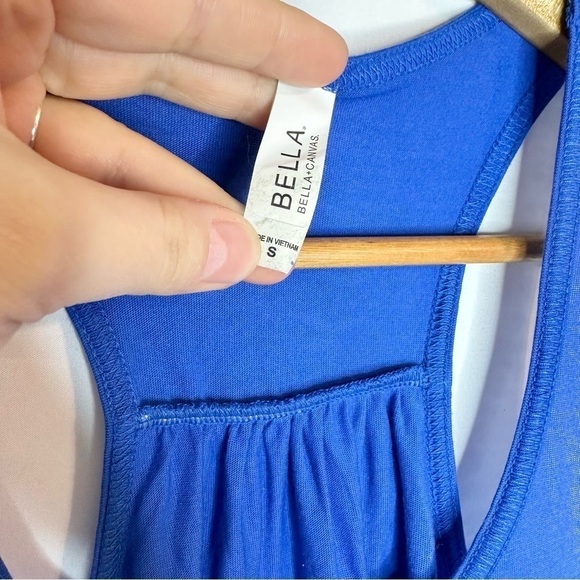 Chicago Cubs and Beer Baseball Navy Blue Racerback Tank Top Womens Small - Picture 3 of 8